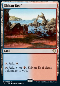 Shivan Reef - Commander: Ikoria (Rare) [C20-310]