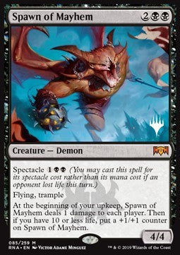 Spawn of Mayhem - Ikoria: Lair of Behemoths: Promos (Mythic) [PIKO-85]