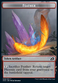 Feather Token // Human Soldier Token (W 1/1) (V.2) - Ikoria: Lair of Behemoths: Extras (Token) [XIKO-T 09/04]