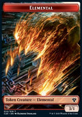 Elemental Token (R 3/1) // Kraken Token (U 8/8) - Commander: Ikoria (Token) [C20-T 10/06]