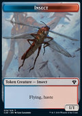 Insect Token (UR 1/1) // Drake Token (U 2/2) - Commander: Ikoria (Token) [C20-T 18/08]