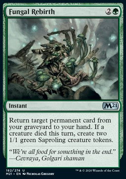 Fungal Rebirth - Core 2021 (Uncommon) [M21-182]
