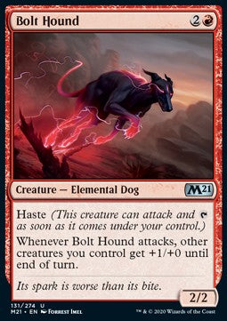 Bolt Hound - Core 2021 (Uncommon) [M21-131]
