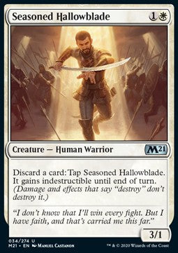 Seasoned Hallowblade - Core 2021 (Uncommon) [M21-34]