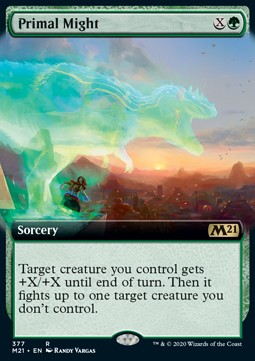 Primal Might - Core 2021: Extras (Rare) [XM21-377]