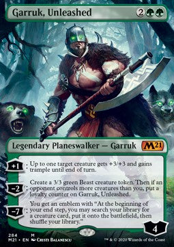 Garruk, Unleashed (V.1) - Core 2021: Extras (Mythic) [XM21-284]