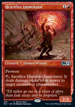 Heartfire Immolator - Core 2021: Promos (Uncommon) [PM21-396]