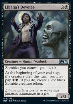 Liliana's Devotee - Core 2021 (Uncommon) [M21-109]