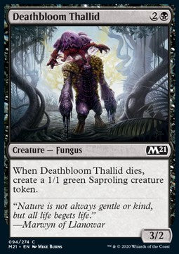 Deathbloom Thallid - Core 2021 (Common) [M21-94]