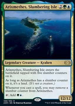 Arixmethes, Slumbering Isle - Double Masters (Rare) [2XM-189]