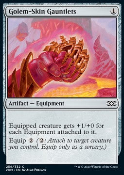Golem-Skin Gauntlets - Double Masters (Common) [2XM-259]