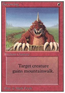 Burrowing - Unlimited (Uncommon)
