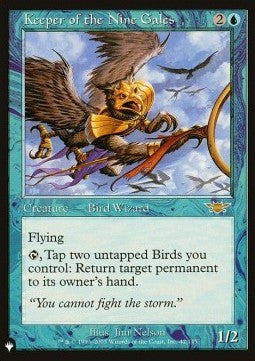 Keeper of the Nine Gales - The List (Rare) [ZNL-42]