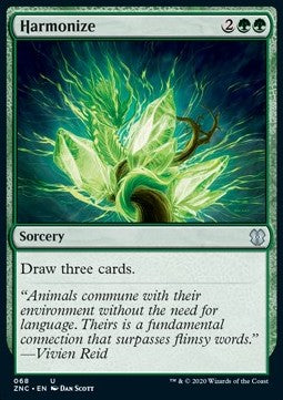 Harmonize - Commander: Zendikar Rising (Uncommon) [ZNC-68]
