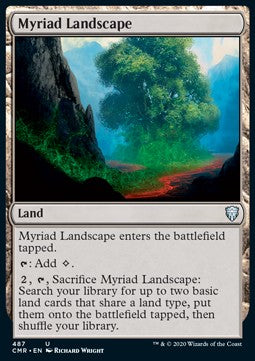 Myriad Landscape (V.1) - Commander Legends: Extras (Uncommon) [XCMR-487]