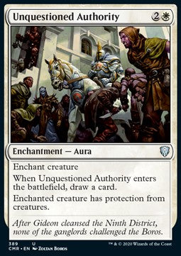 Unquestioned Authority - Commander Legends: Extras (Uncommon) [XCMR-389]