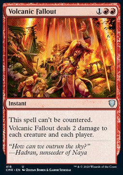 Volcanic Fallout - Commander Legends: Extras (Uncommon) [XCMR-418]