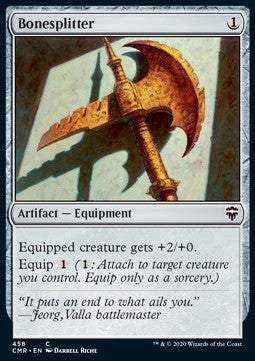 Bonesplitter - Commander Legends: Extras (Common) [XCMR-458]