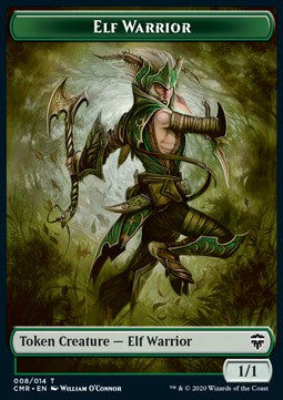 Elf Warrior Token (Green 1/1) - Commander Legends: Extras (Token) [XCMR-T08]
