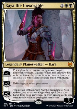 Kaya the Inexorable - Kaldheim (Mythic) [KHM-218]
