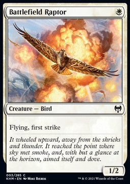 Battlefield Raptor - Kaldheim (Common) [KHM-3]