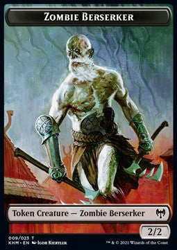 Zombie Berserker Token (Black 2/2) - Kaldheim: Extras (Token) [XKHM-T09]