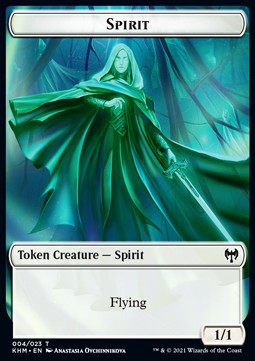 Spirit Token (W 1/1) // Treasure Token - Kaldheim: Extras (Token) [XKHM-T 4/19]