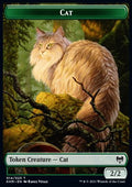Cat Token (G 2/2) // Dwarf Berserker Token (R 2/1) - Kaldheim: Extras (Token) [XKHM-T 14/12]
