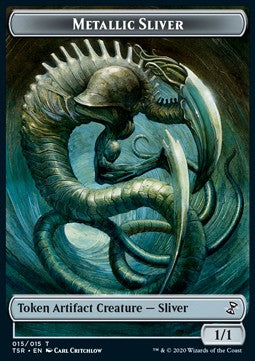 Metallic Sliver Token (Colorless 1/1) - Time Spiral Remastered: Extras (Token) [XTSR-T15]