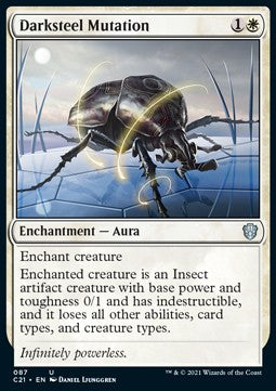 Darksteel Mutation - Commander: Strixhaven (Uncommon) [C21-87]