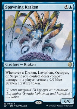 Spawning Kraken - Commander: Strixhaven (Rare) [C21-33]