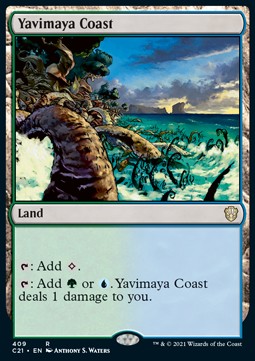 Yavimaya Coast - Commander: Strixhaven (Rare) [C21-409]