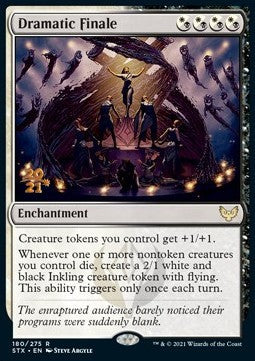 Dramatic Finale (V.1) - Strixhaven: School of Mages: Promos (Rare) [PSTX-180]