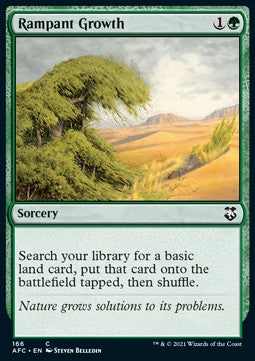 Rampant Growth - Commander: Adventures in the Forgotten Realms (Common) [AFC-166]