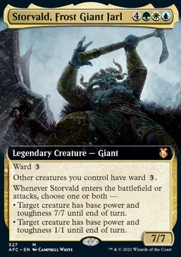 Storvald, Frost Giant Jarl - Commander: Adventures in the Forgotten Realms: Extras (Mythic) [XAFC-327]