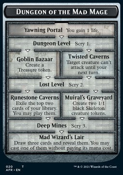 Dungeon of the Mad Mage // Lost Mine of Phandelver - Adventures in the Forgotten Realms: Extras (Token) [XAFR-T 20/21]