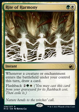 Rite of Harmony - Innistrad: Midnight Hunt (Rare) [MID-236]