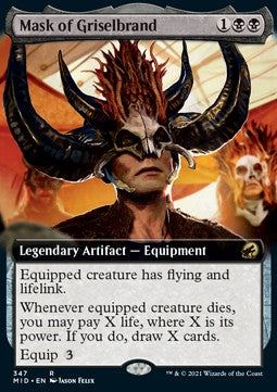 Mask of Griselbrand - Innistrad: Midnight Hunt: Extras (Rare) [XMID-347]