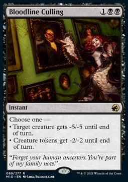 Bloodline Culling - Innistrad: Midnight Hunt (Rare) [MID-89]