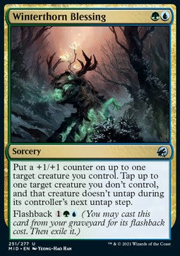 Winterthorn Blessing - Innistrad: Midnight Hunt (Uncommon) [MID-251]