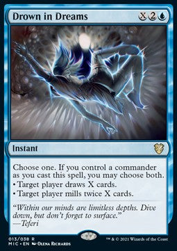 Drown in Dreams (V.1) - Commander: Innistrad: Midnight Hunt (Rare) [MIC-13]
