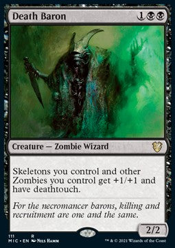 Death Baron - Commander: Innistrad: Midnight Hunt (Rare) [MIC-111]