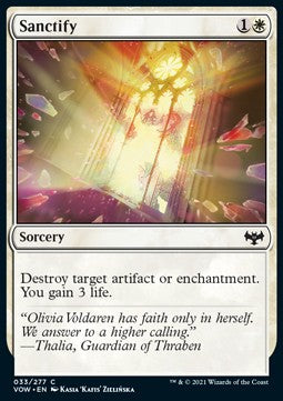 Sanctify - Innistrad: Crimson Vow (Common) [VOW-33]