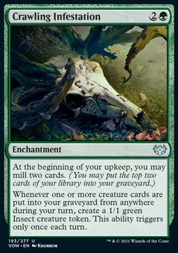 Crawling Infestation - Innistrad: Crimson Vow (Uncommon) [VOW-193]