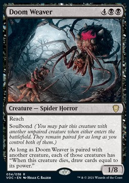 Doom Weaver (V.1) - Commander: Innistrad: Crimson Vow (Rare) [VOC-34]
