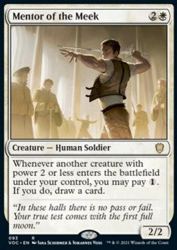 Mentor of the Meek - Commander: Innistrad: Crimson Vow (Rare) [VOC-93]