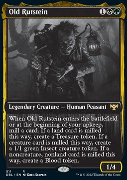 Old Rutstein - Innistrad: Double Feature (Rare) [DBL-511]