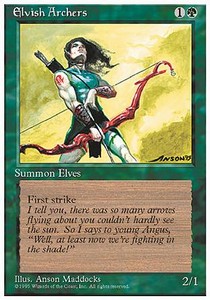 Elvish Archers - Fourth Edition (Rare)