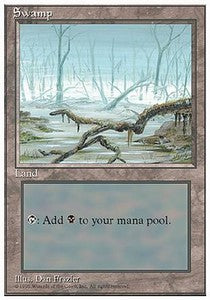 Swamp (V.3) - Fourth Edition (Land)