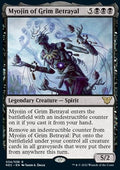Myojin of Grim Betrayal (V.1) - Commander: Kamigawa: Neon Dynasty (Rare) [NEC-34]